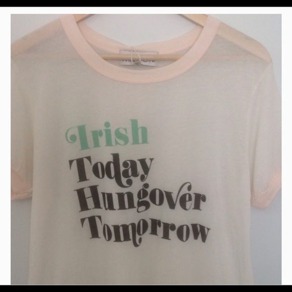 Wildfox Irish Ringer Tee - Picture 2 of 3